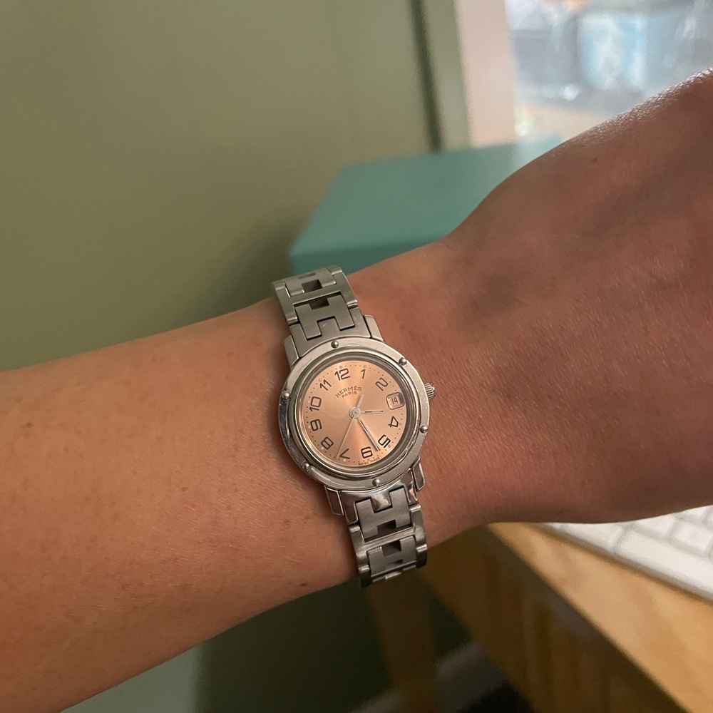 Vintage Hermes clipper watch